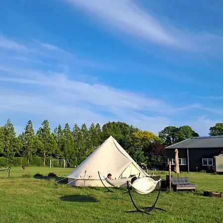 Luxuszelt Bell-tent Rosa Met Uitzicht